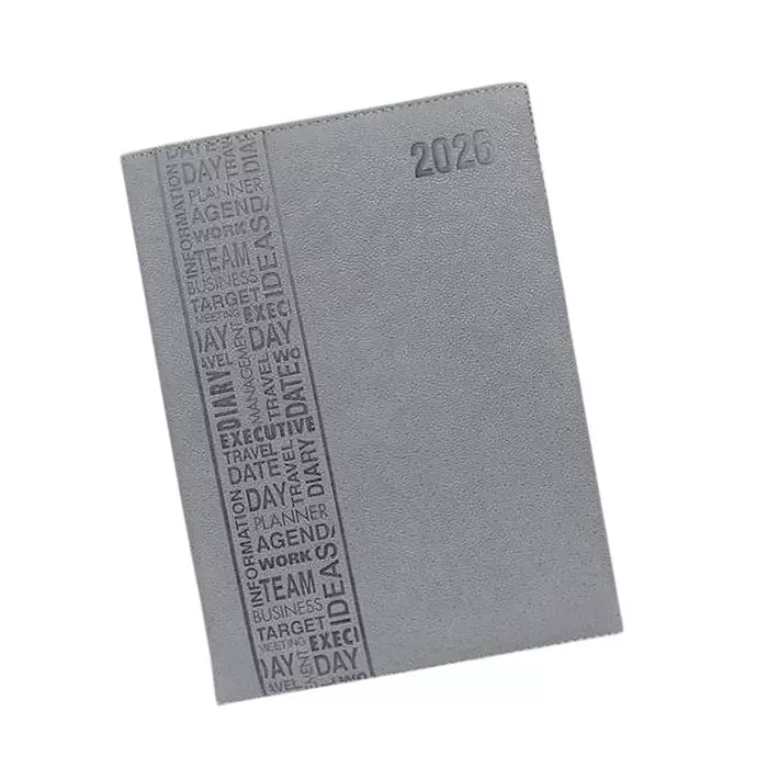 GENERIC Soft Bound Foam Diary PU Leather Cover "2026" Theme, S 181