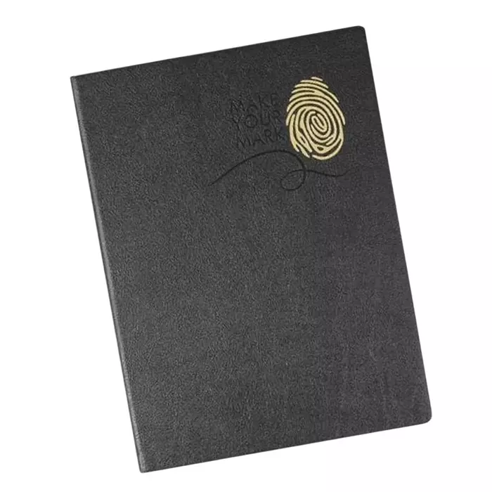 GENERIC Soft Bound Foam Diary PU Leather Cover "Make Your Mark" Theme, V 193
