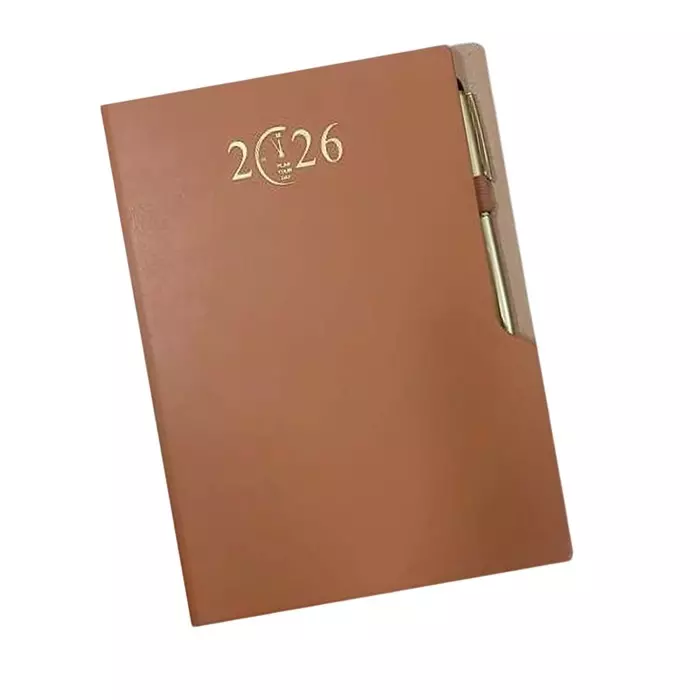 GENERIC Soft Bound Foam Diary PU Leather Cover "2026" Theme, 26866