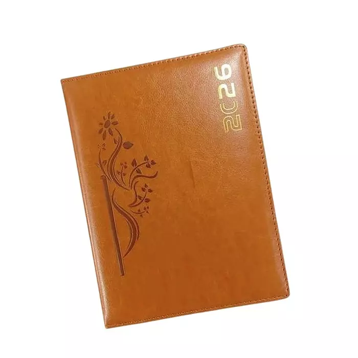 GENERIC Soft Bound Foam Diary PU Leather Cover "2026" Theme, 7709