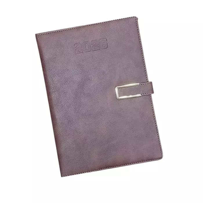 GENERIC Soft Bound Foam Diary PU Leather Cover "2026" Theme, PU 1