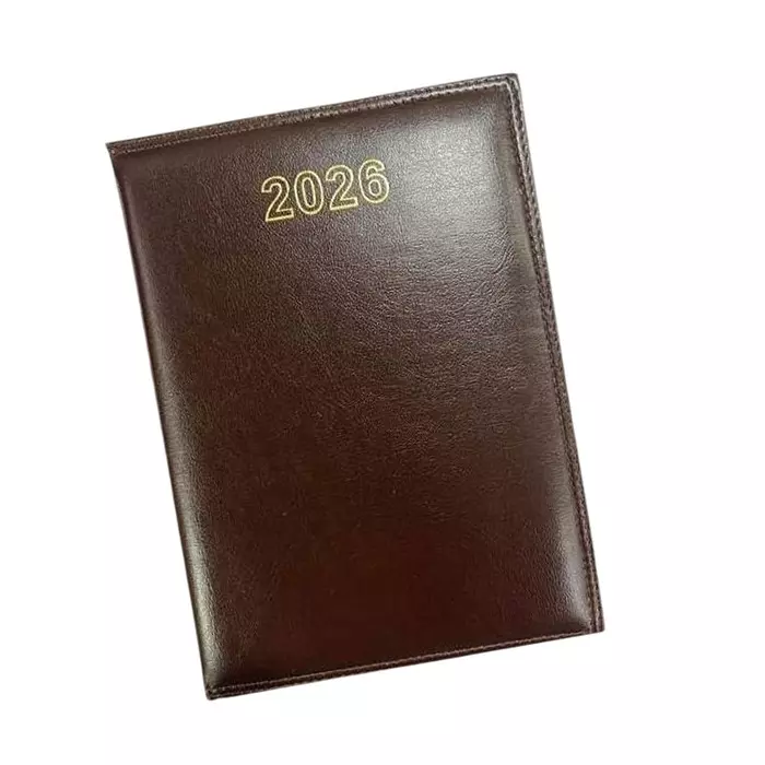 GENERIC Soft Bound Foam Diary PU Leather Cover "2026" Theme, 26108