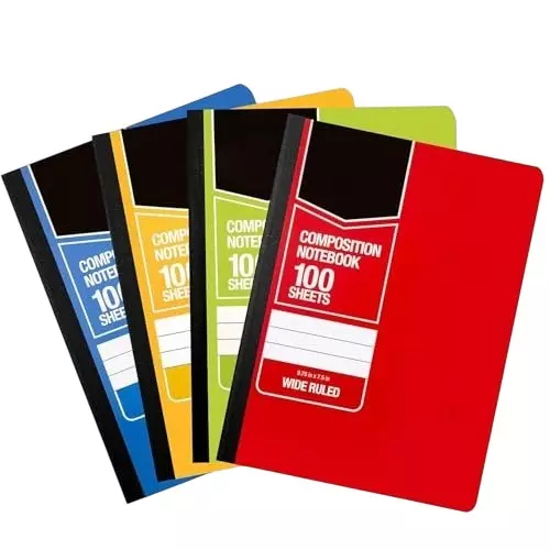 PAPERLLA Vibrant New Year Diary 100 Sheet B5 Paper Size 56 GSM White, C02865 (Set of 4)