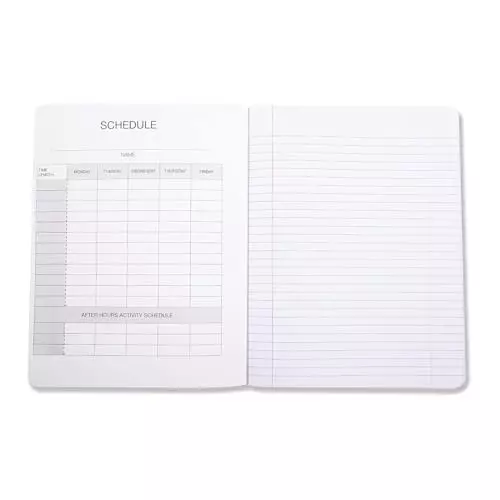 PAPERLLA Vibrant New Year Diary 100 Sheet B5 Paper Size 56 GSM White, C02865 (Set of 4)