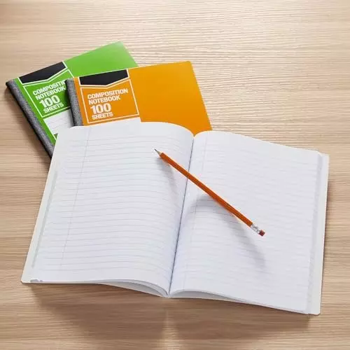 PAPERLLA Vibrant New Year Diary 100 Sheet B5 Paper Size 56 GSM White, C02865 (Set of 4)