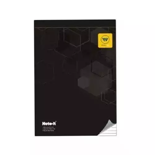 Worldone Note it Pad A/5 Black, WPP1353