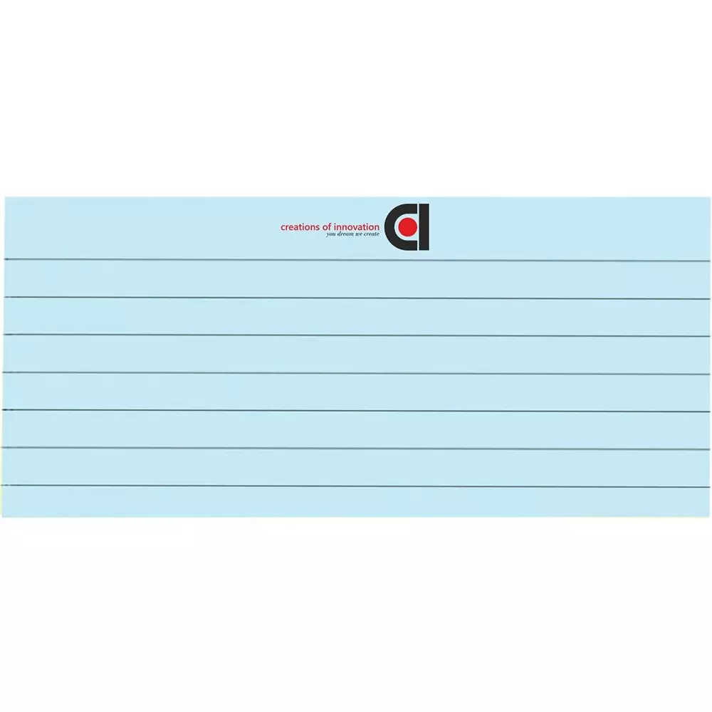 COI Writing Note Pad 5x8 inch Ruled 50 Page Blue (Pack of 12)