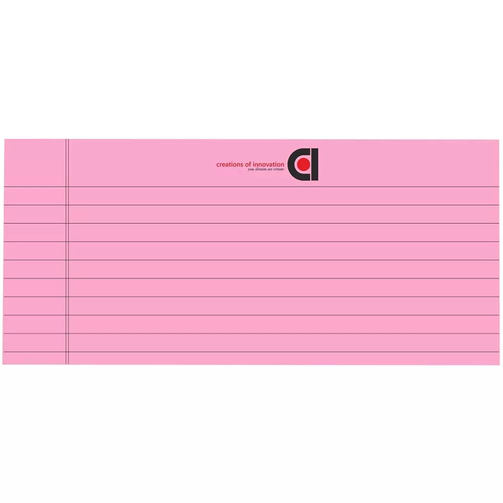 COI Writing Note Pad 10.5x8.5 inch Ruled 50 Page Pink (Pack of 12)