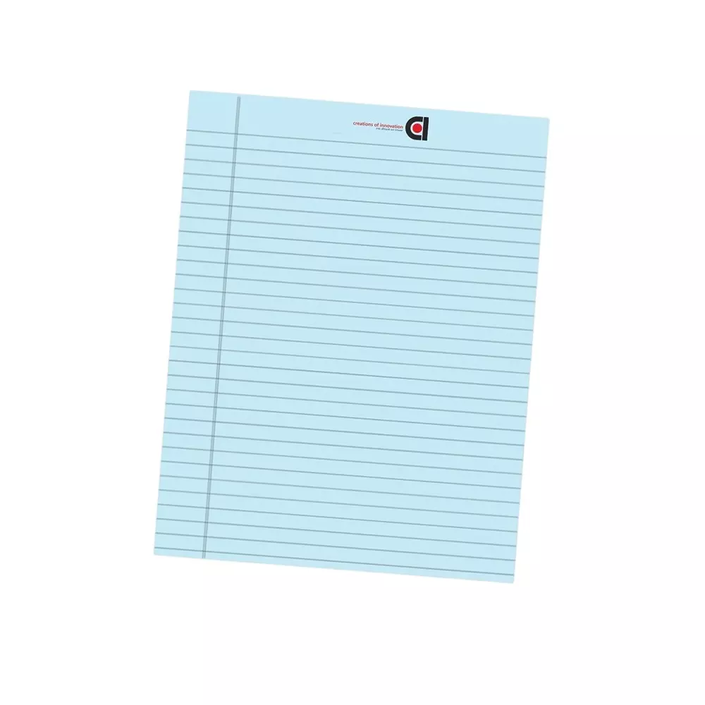 COI Writing Note Pad 10.5x8.5 inch Ruled 50 Page Blue (Pack of 12)