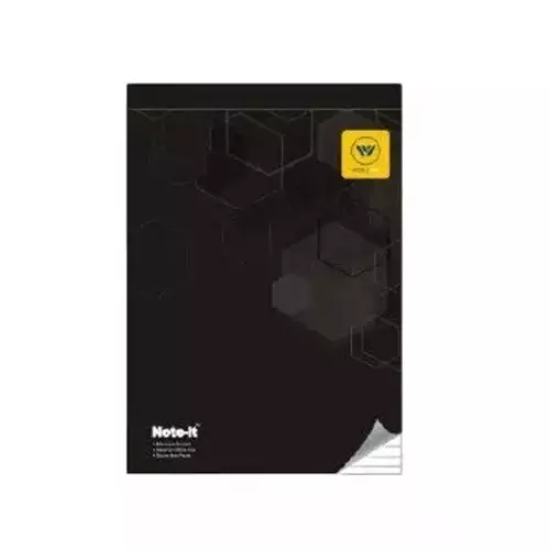 Worldone Note it Pad A/4 Black, WPP1351