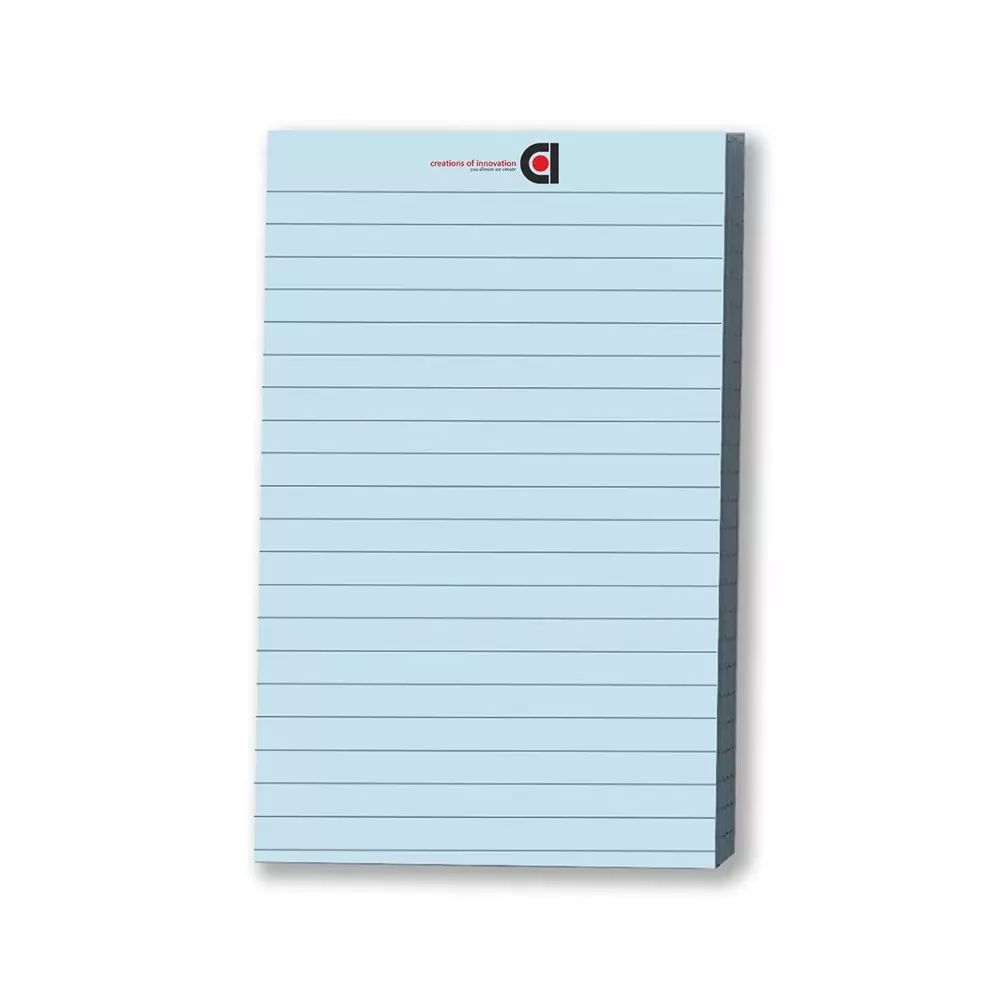 COI Writing Note Pad 5x8 inch Ruled 50 Page Pink, Blue, Green (Pack of 12)