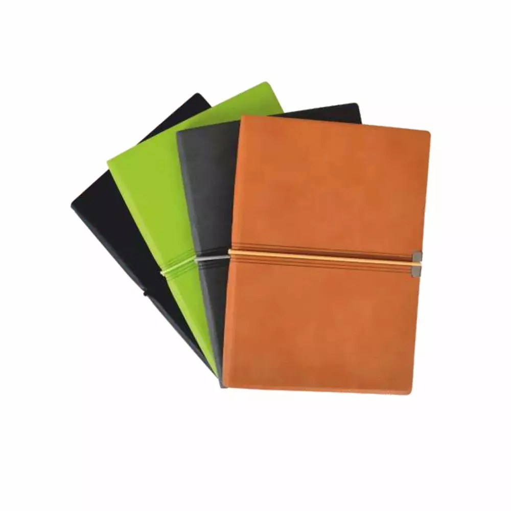 Worldone Executive Notebook With Horizontal Elastic Band Clousre String Size B5 Assorted Color, WPP1474