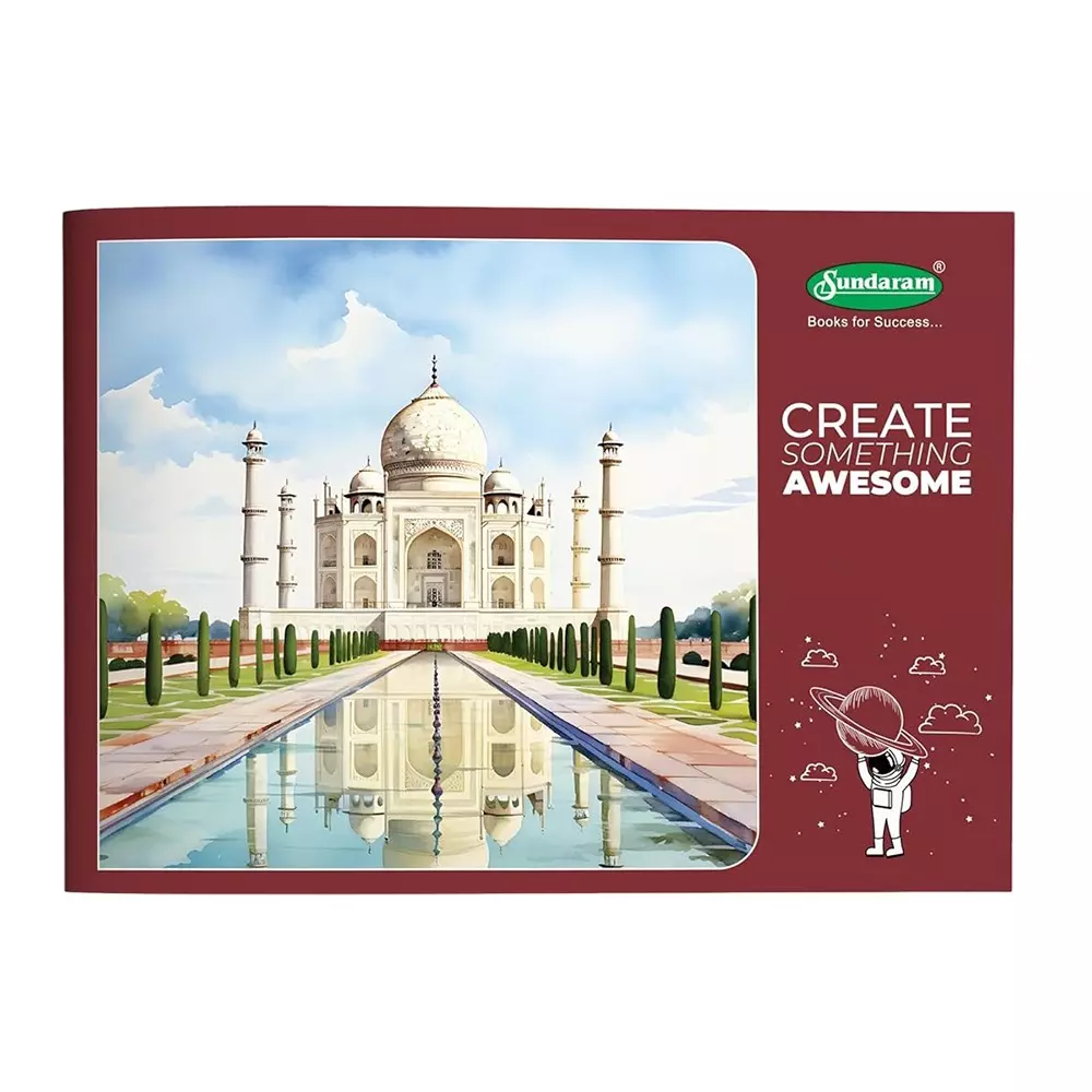 Sundaram Soft Bound Drawing Book 37 x 27 (A4 Jumbo) 36 Pages Brown, D-6