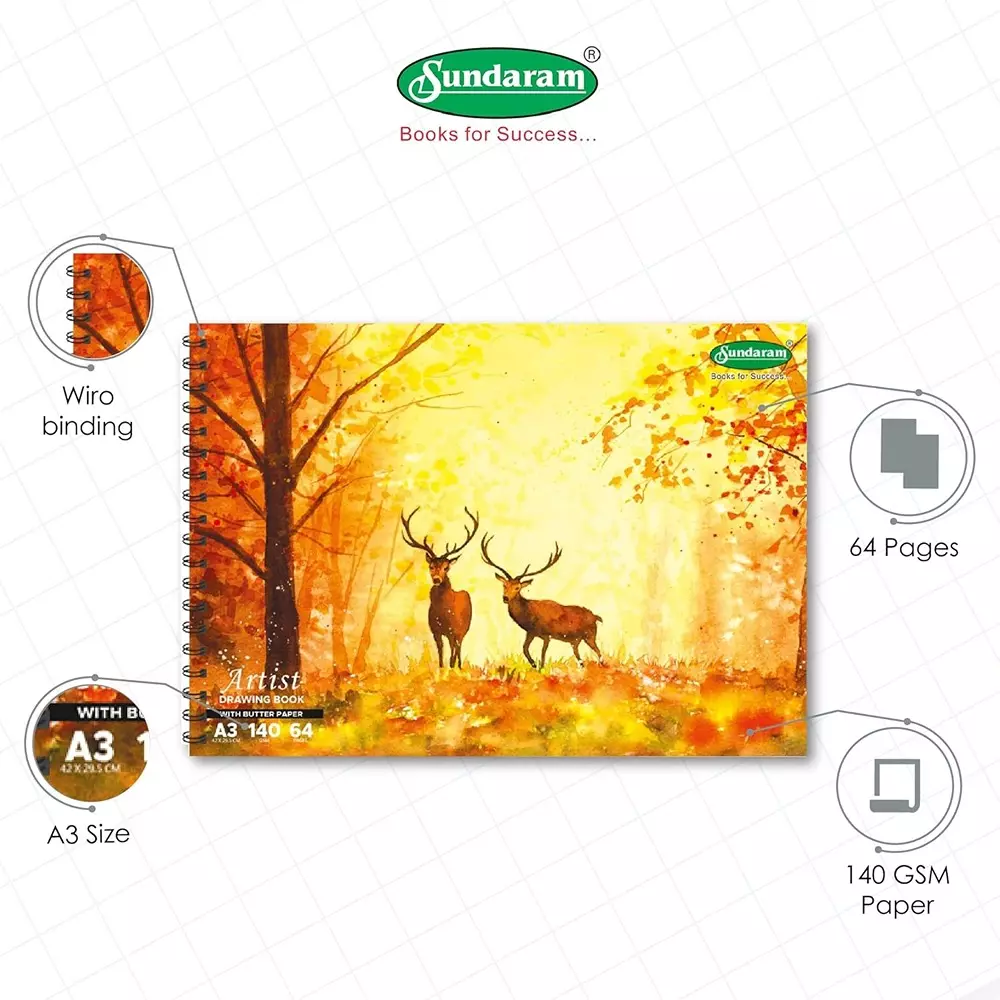 sundaram-artist-drawing-book-64-pages-a3-paper-assorted-d-12b