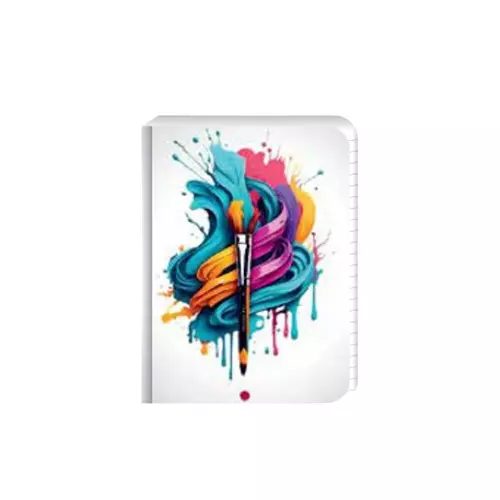 Shape Case Bound Note Book 18 x 24 cm 192 Page Single Line Assorted, 6801