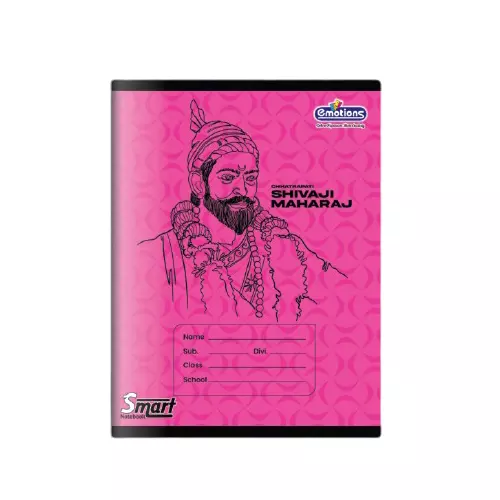 Emotions Smart Single Line Note Book 172 Page A4 (20 x 25.7 cm) Saddle Stitch Type, Design Assorted