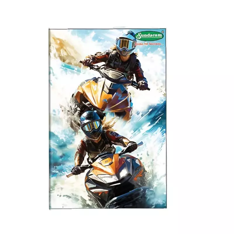 Sundaram Crazy World Soft Bound Note Book A4 (21 x 29.7 cm) 172 Pages Assorted, C-32