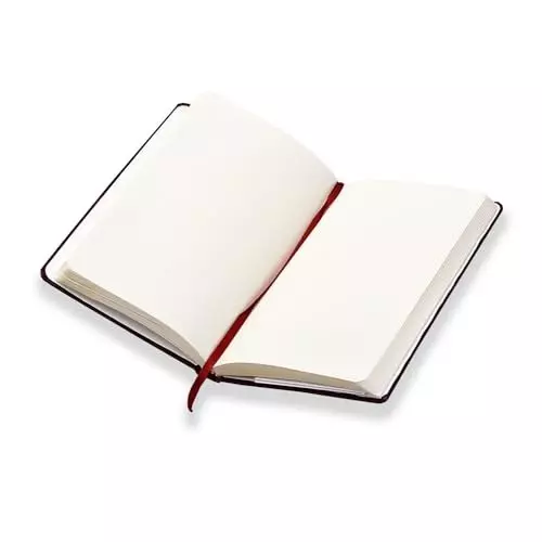 PAPERLLA Premium Notebook With Hard Bound Box A5 192 Pages 80 GSM leather Cover Red, C01880