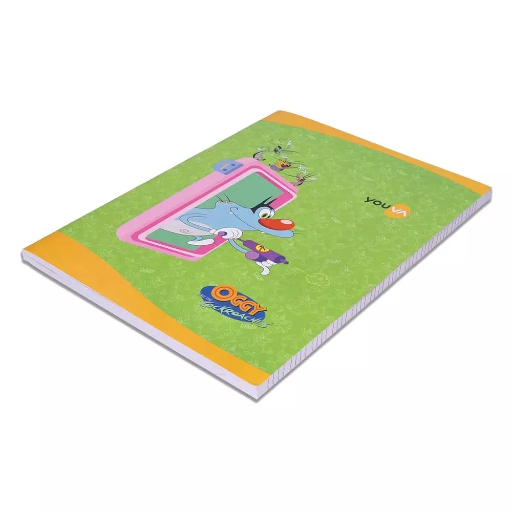 Youva by Navneet Jumbo Note Book 18 cmx24 cm 220 Pages Assorted Unruled 23351, (Pack of 12)