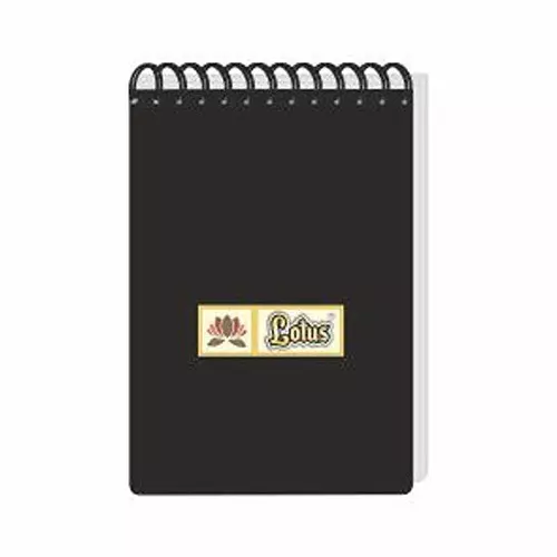 Lotus Lakshya Wiro Notebook 0 No. Size 100 Pages 10.7x7.5 cm for Students & Office Work Records