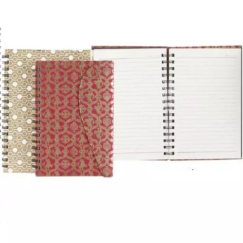 Worldone Magnetic Handmade Paper Notebook Size A6 Assorted Color, WPP1362