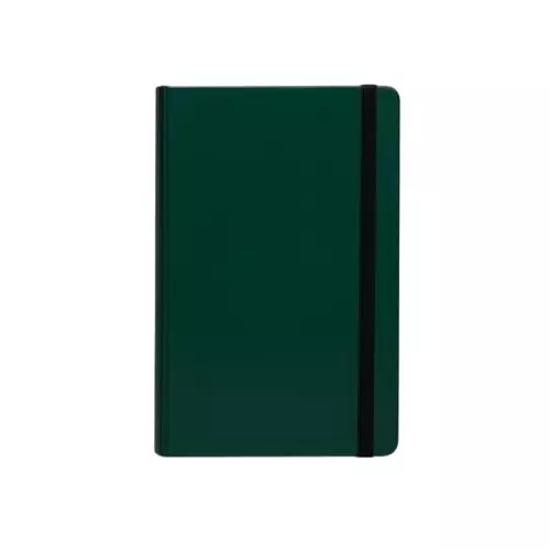 PAPERLLA Notebook Diary A5 Acid-Free Paper 240 Pages 80 GSM Cardboard Cover Forest Green, C01991