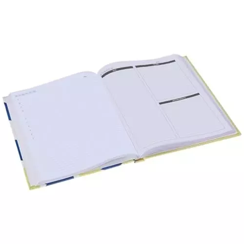 PAPERLLA Executive Diary A4 240 Pages Faux Leather Cover Pattern, T7-RLCU-X5TL