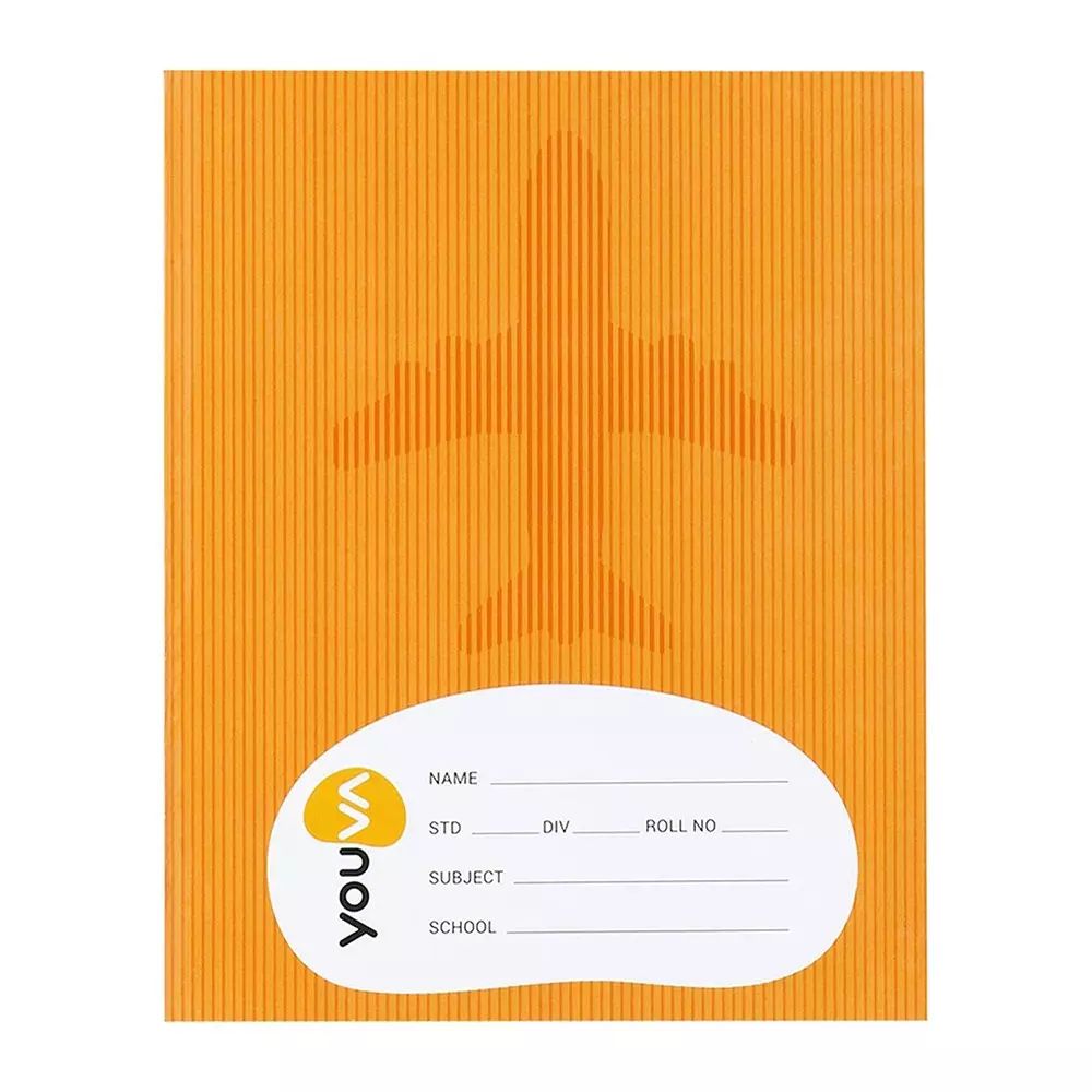 Youva by Navneet Jumbo Note Book 18 cmx24 cm 172 Pages Soft Bound Small Square 23167, (Pack of 4)