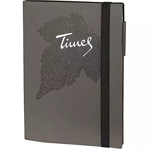 Worldone Executive Times Notebook With Elastic Closure, Pu Cover Size A5 Assorted Color, WPP1373