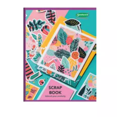 Sundaram Scrap Book 32 Pages 21.5 x 28.3 cm Color Assorted, M-9