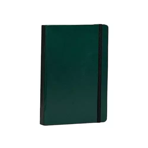 PAPERLLA Notebook Diary A5 240 Pages 80 GSM Cardboard Cover Green, C02001