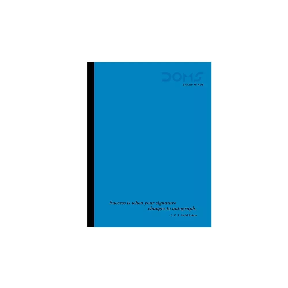 Doms Neon Series Notebook Single Line Assorted 200 Pages 29.7x21 cm, 8910