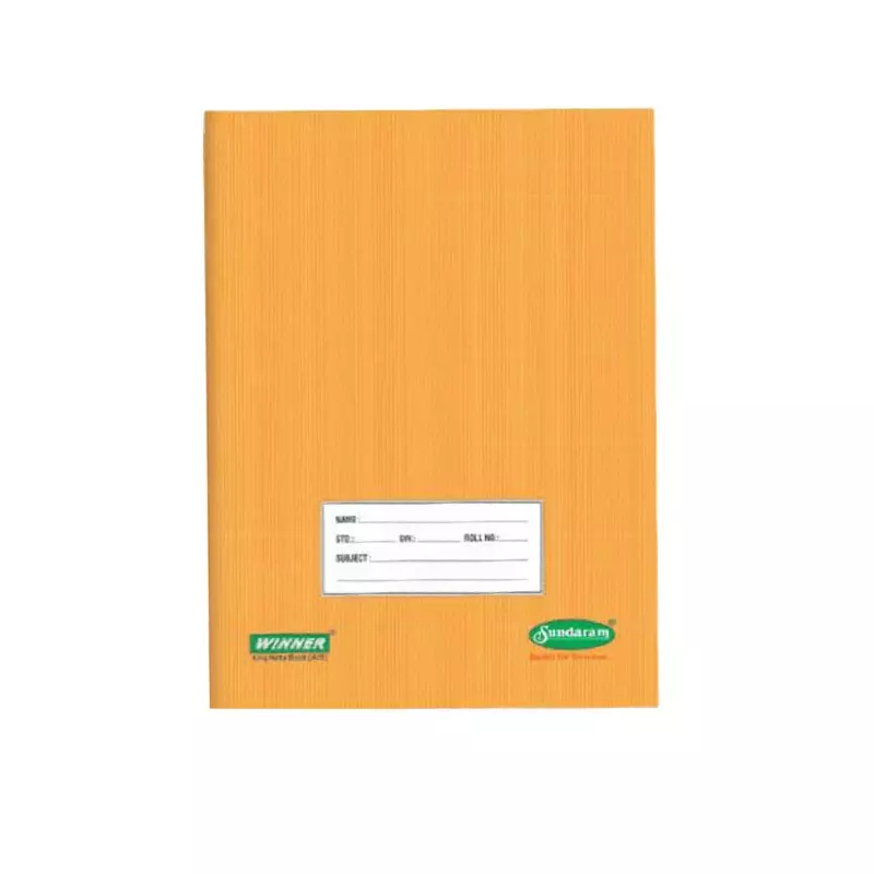 Sundaram Winner King Note Book 172 Pages A5 (18 x 24 cm) Color Assorted, E-15