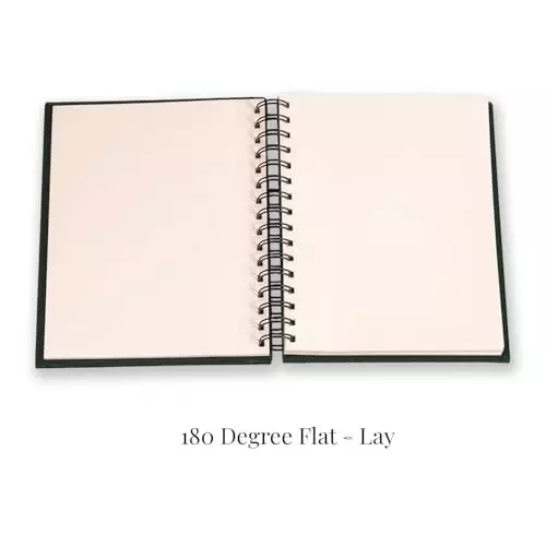PAPERLLA Spiral-Bound Sketch Book 120 Page Plain Size 160 GSM Paper, C02824