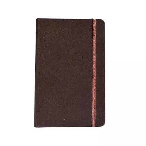 PAPERLLA Notebook Diary A5 240 Pages 80 GSM Cardboard Cover Brown, C02000