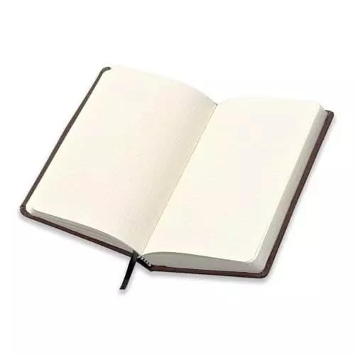 PAPERLLA Notebook Diary A5 240 Pages 80 GSM Cardboard Cover Brown, C02000