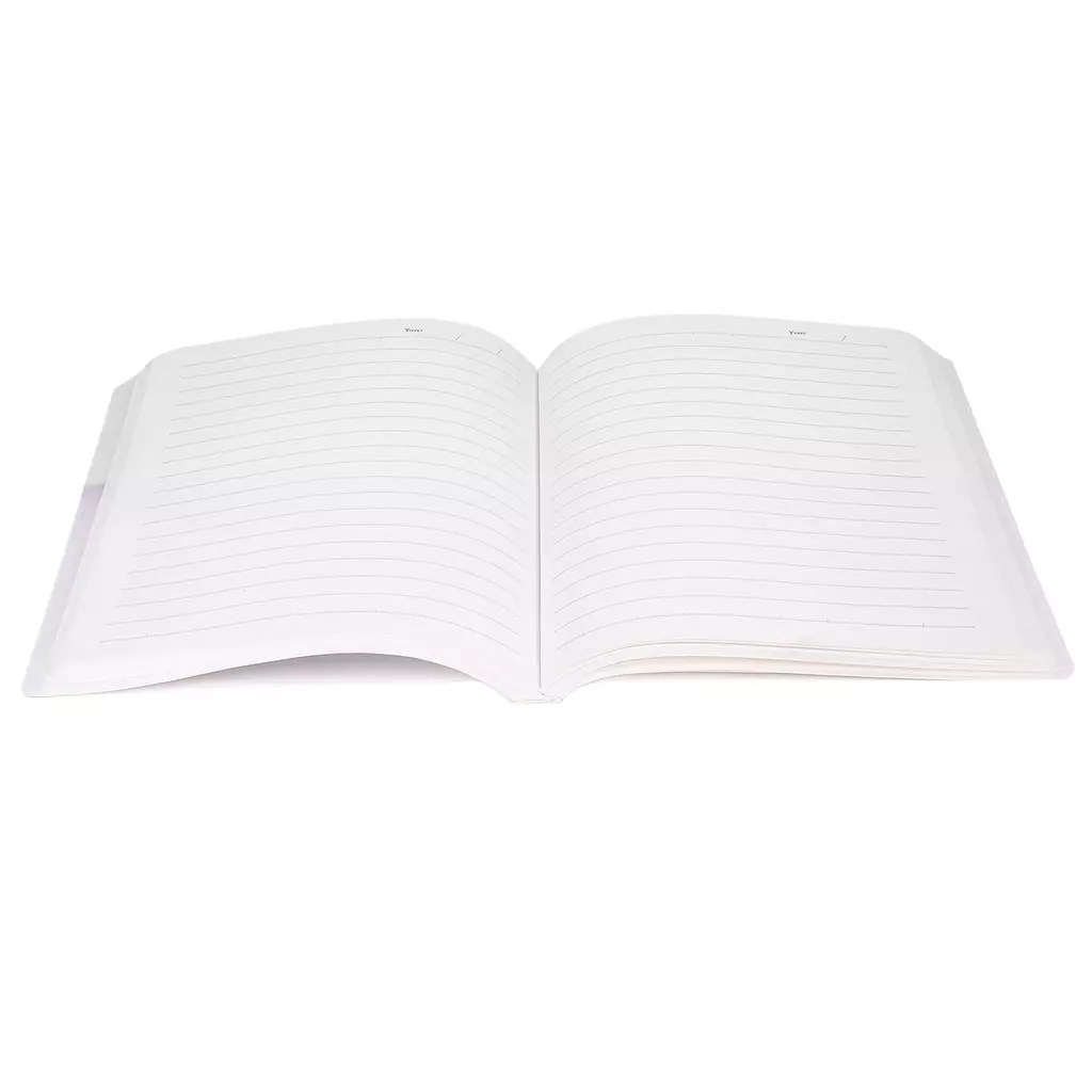 Saya Flexi Notebook Multicolor 160 Pages Single Ruled 80 GSM Paper A6 Size for Office & Collage Use, SY-1704