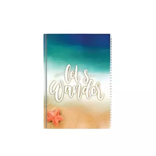 Shape Case Bound Note Book A7 (7.4 x 10.5 cm) 192 Page Single Line Assorted, 6501