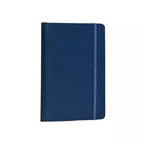 PAPERLLA Notebook Diary A5 240 Pages 80 GSM Cardboard Cover Dark Blue, C01992