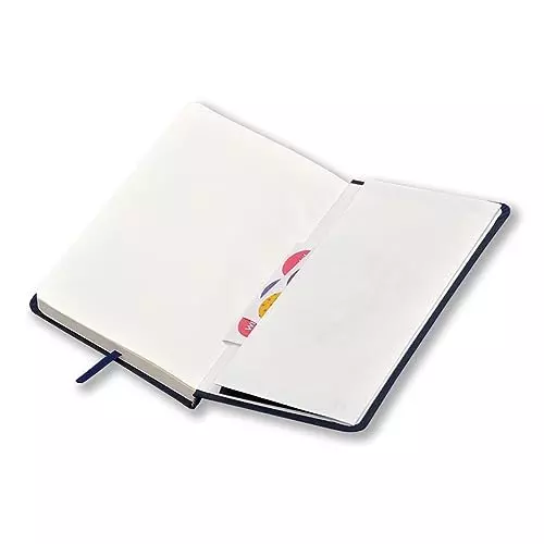 PAPERLLA Notebook Diary A5 240 Pages 80 GSM Cardboard Cover Dark Blue, C01992
