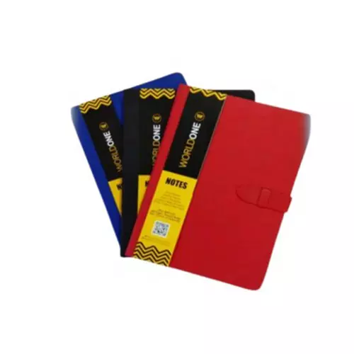 Worldone Executive Notebook With Loop Closure Size B5 Assorted Color, WPP1376