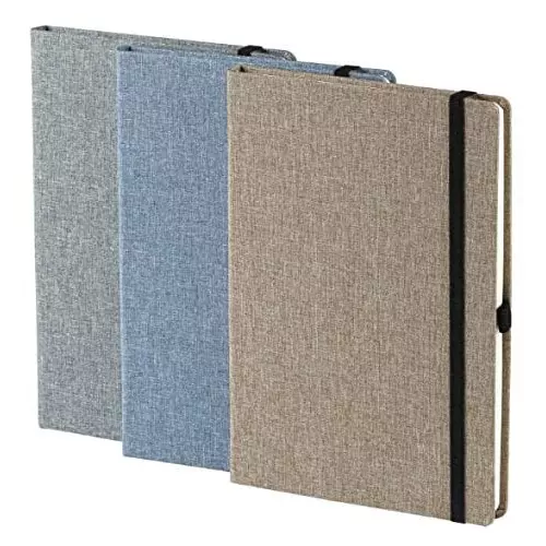 Worldone Classic Journal Notebook Cotton With Elastic Closure Size A5 Assorted Color, WPP1378