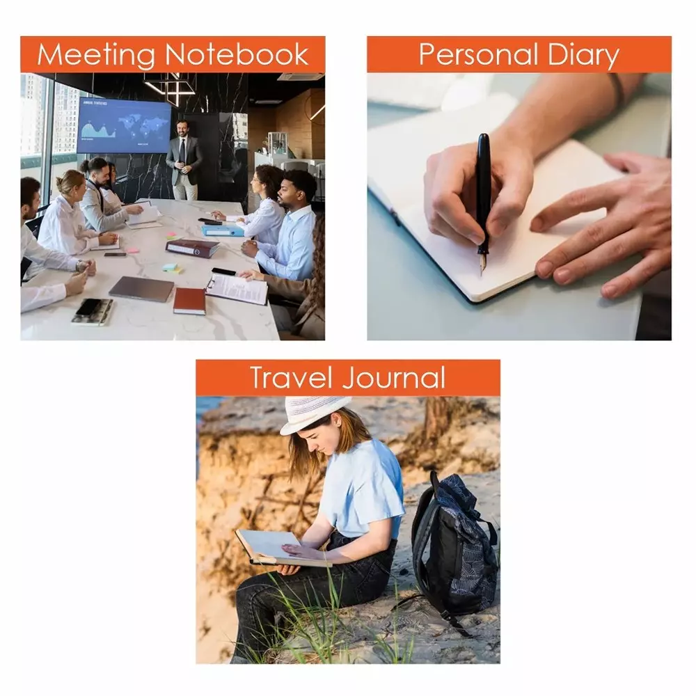 Worldone Executive Gift Set Notebook With Ball Pen Graced With Joy Size A5 Assorted Color, WPP1406