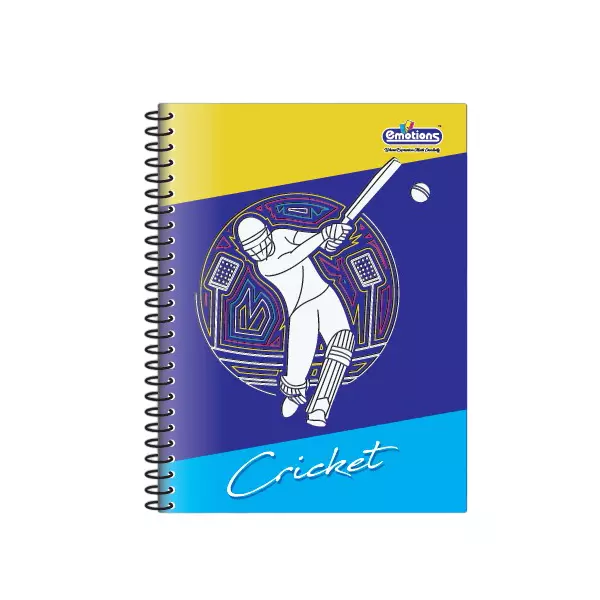 Emotions Plain Note Book 300 Page A4 (20.8 x 28.8 cm) Spiral Type, Design Assorted