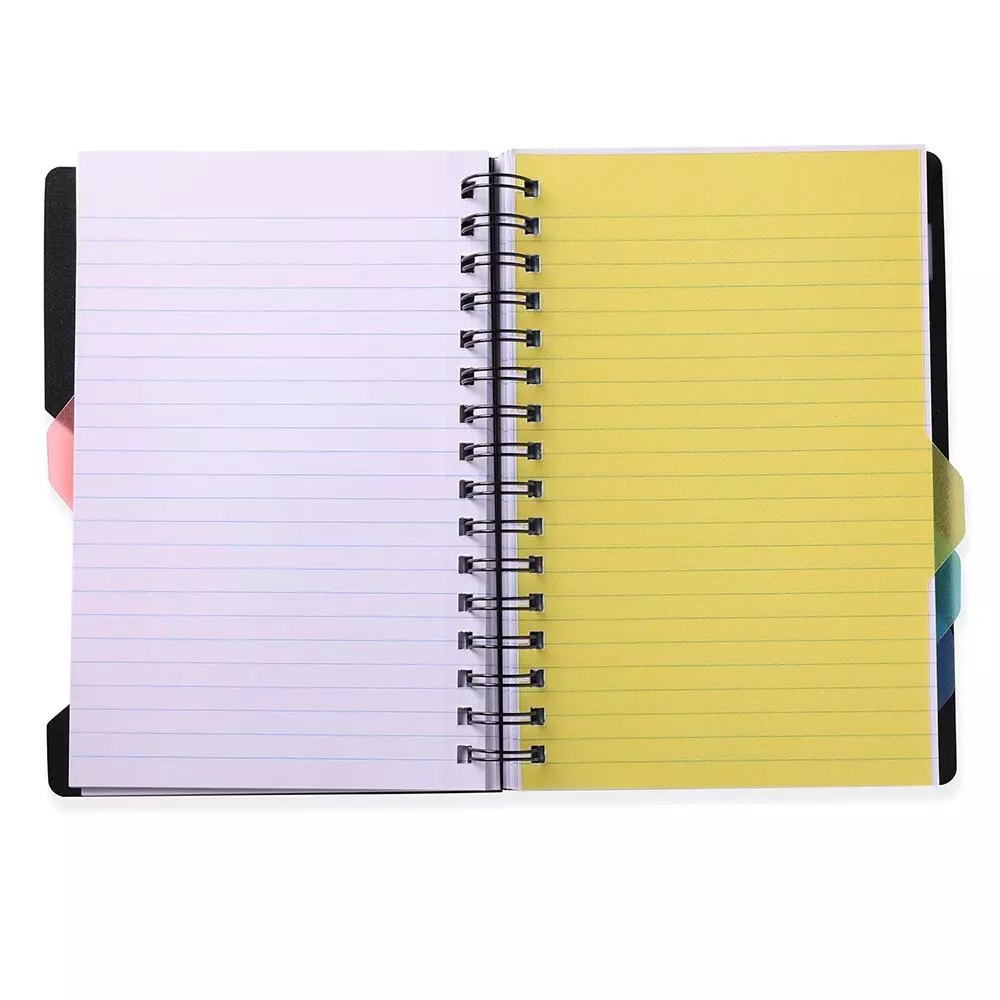 Luxor Spiral Premium Exercise 5 Subject Notebook Multicolor Paper for Office, Home & School