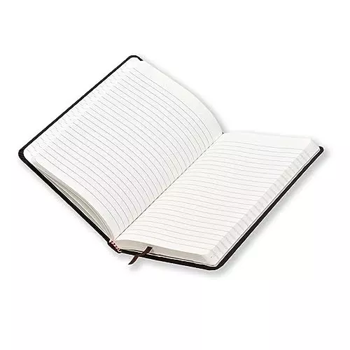 PAPERLLA Notebook Diary A5 Acid-Free Paper 240 Pages 80 GSM Cardboard Cover Dark Brown, C01995