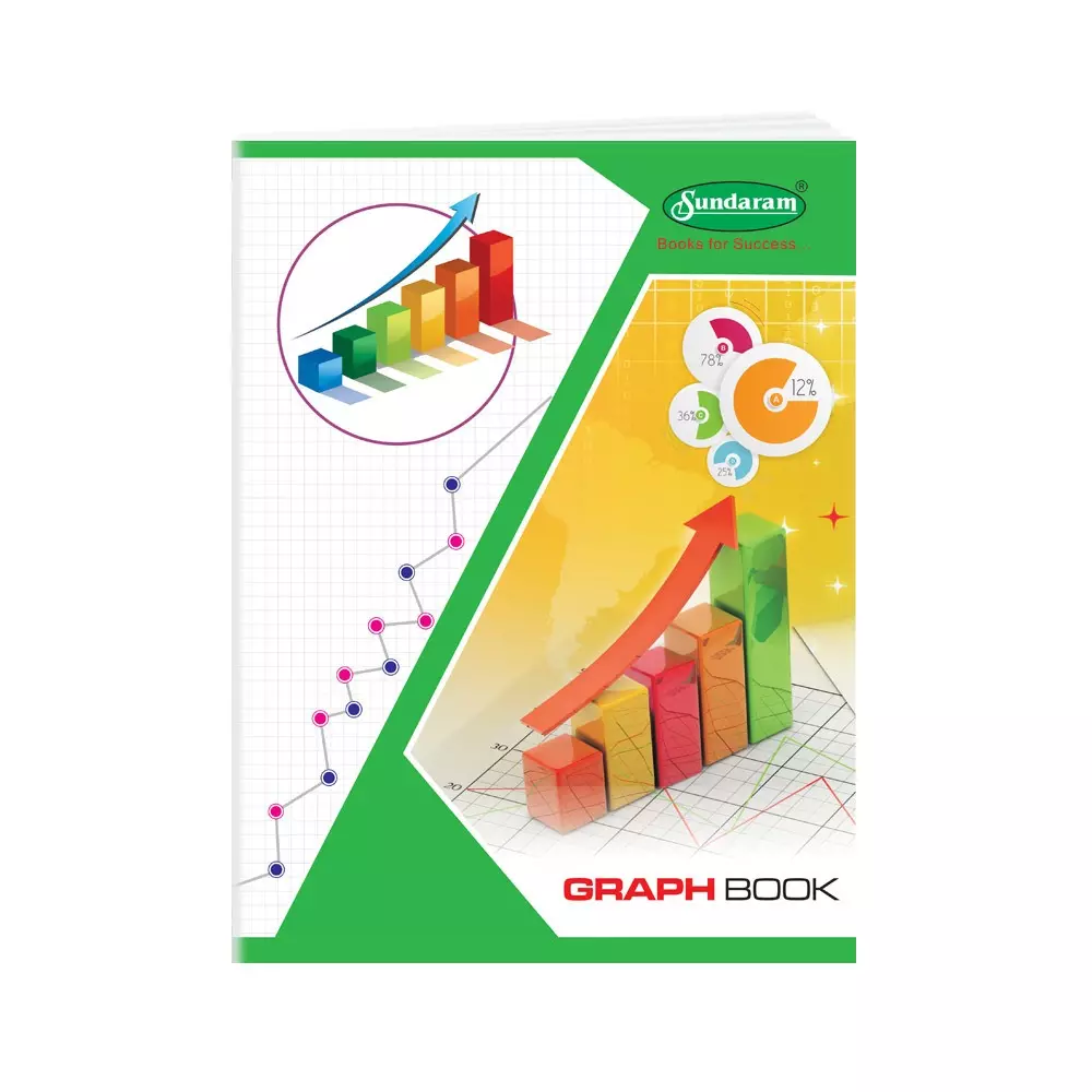 Sundaram Graph Book 28 Pages 21.5 X 28.5 cm Size Assorted Design Paper, M-4