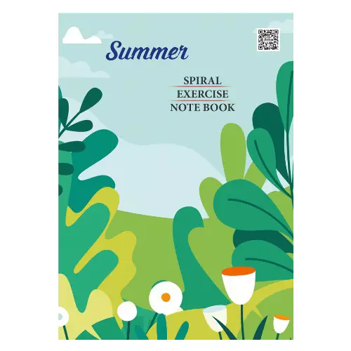Bittoo Spiral Exercise Book Single Line 57 GSM 200 Pages, C19301