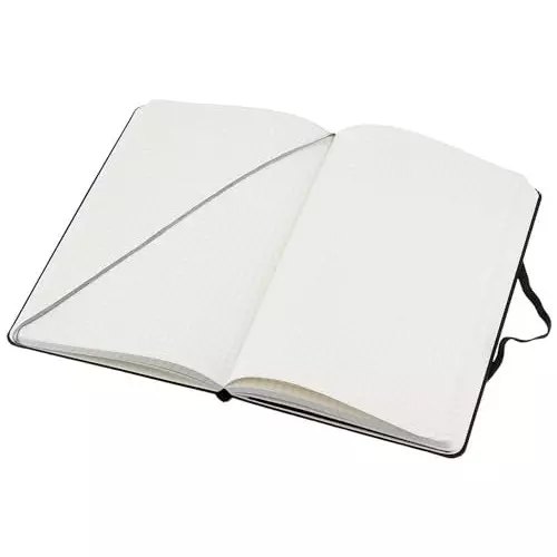 PAPERLLA Notebook Diary A5 240 Pages 80 GSM Cardboard Cover Black, C01999
