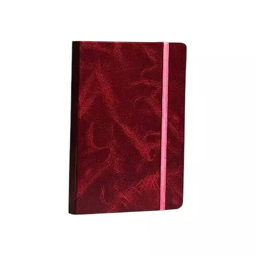 PAPERLLA Notebook Diary A5 Acid-Free Paper 240 Pages 80 GSM Cardboard Cover Cherry Red, C01993